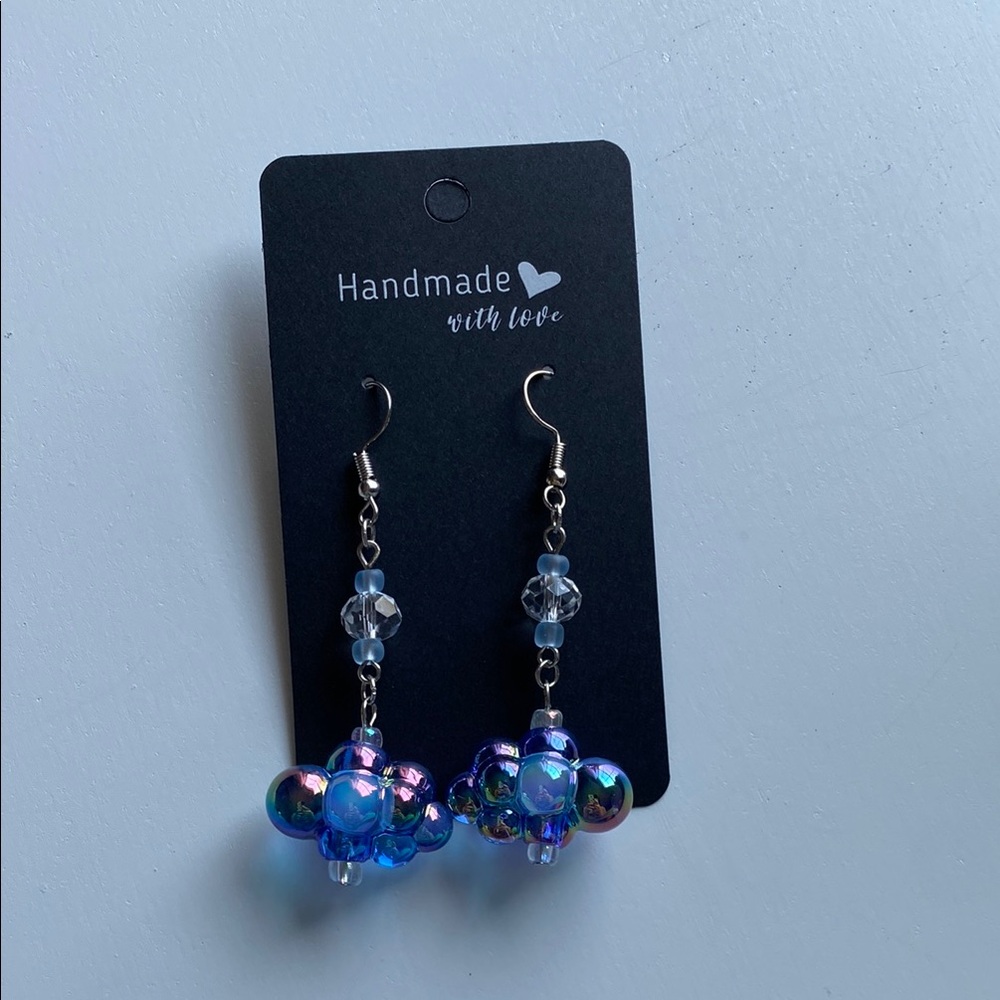 Handmade Blue Earrings